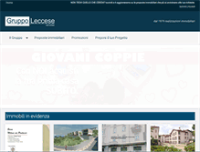 Tablet Screenshot of gruppoleccese.it